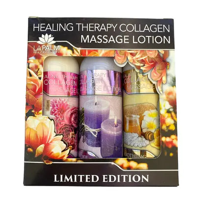 LaPalm Healing Therapy Lotion 4.5oz Trio Box - Limited Edition