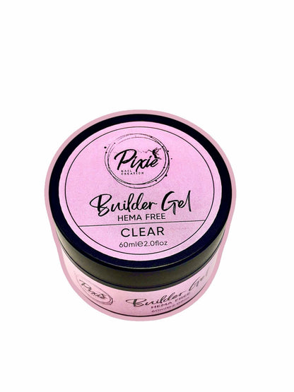 PIXIE | Builder Gel CLEAR- LOW HEAT (New Formula)