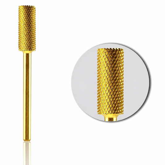 FINE (F) - SMALL BARREL NAIL DRILL BIT- GOLD