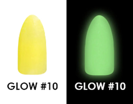 CHISEL ACRYLIC & DIPPING 2OZ - GLOW 10