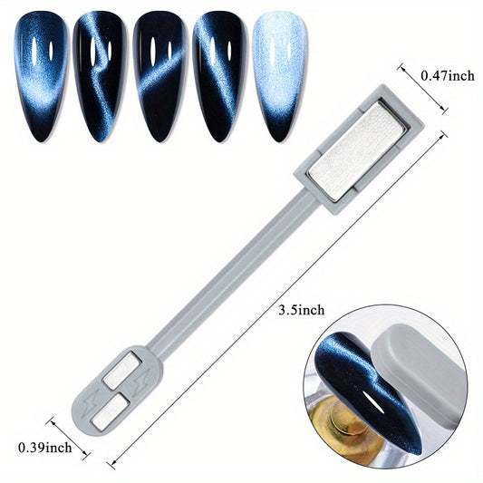 Double End Magnet Stick for Cat Eyes Gel Polish - GREY V2