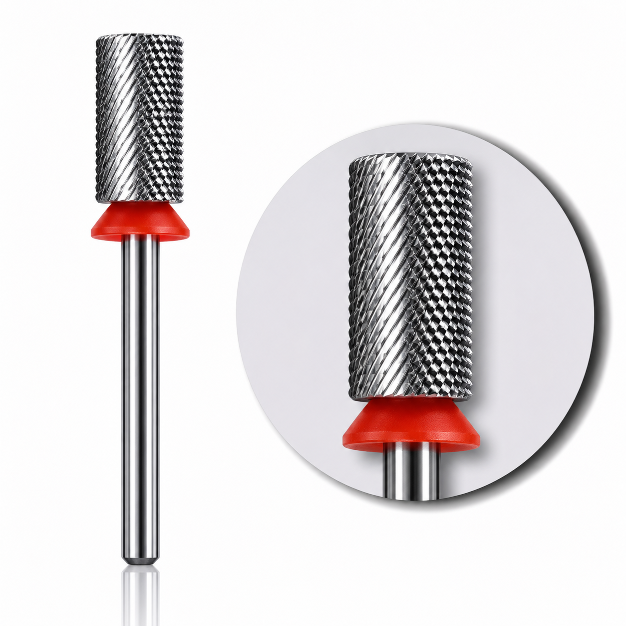 FINE - LARGE BARREL FLAT TOP NAIL BIT