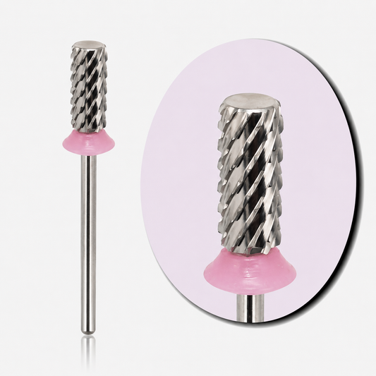 3X COARSE - SMALL BARREL CHAMFER TOP  NAIL DRILL BIT