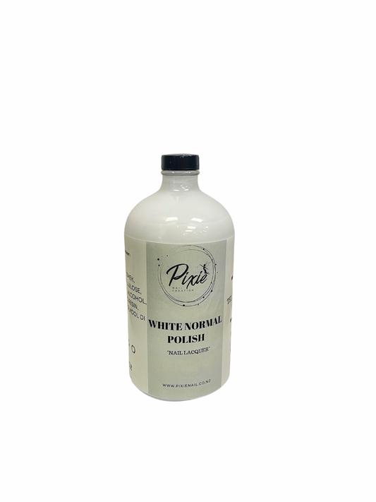 White Normal Nail Polish - 32 Oz ( Refill )