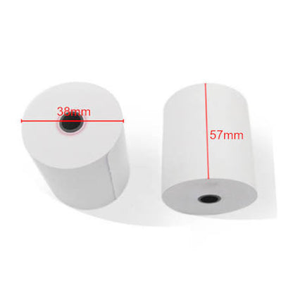 57 x 38mm Eftpos Thermal Paper Roll - White