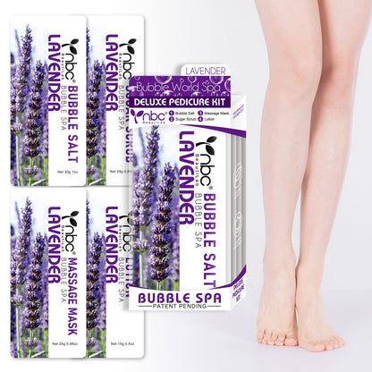 NBC Bubble World Spa 4-in-1 Pedicure kit - Lavender
