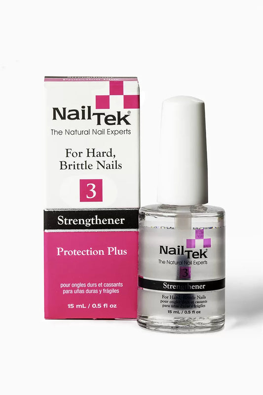NAIL TEK PROTECTION PLUS 3 - FOR HARD, BRITTLE NAILS -15ML