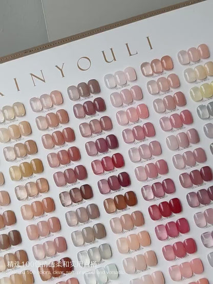 PEACH COCONUT MILK TEA JELLY COLOR (100 colors/set)