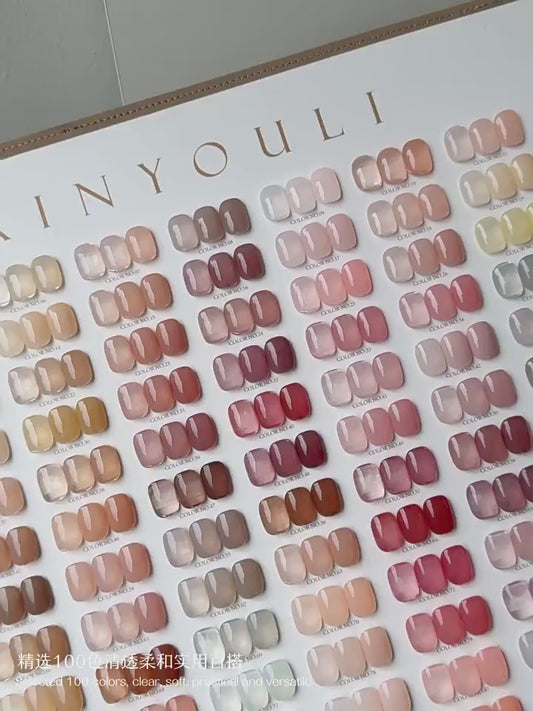 PEACH COCONUT MILK TEA JELLY COLOR (100 colors/set)