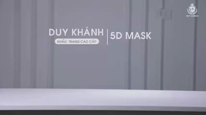 100 Pcs Disposable 5D Face Masks