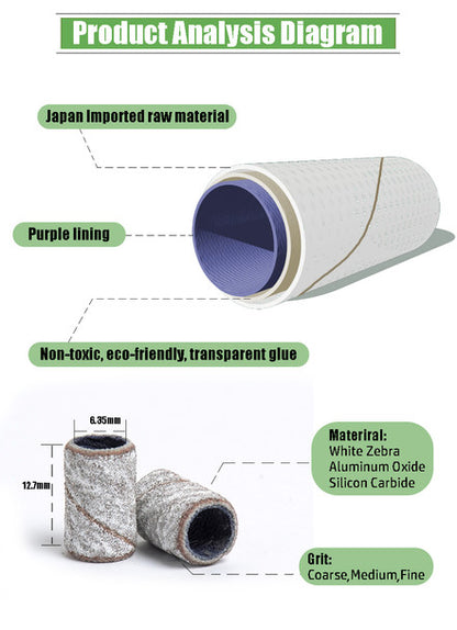 White Zebra Sanding Band