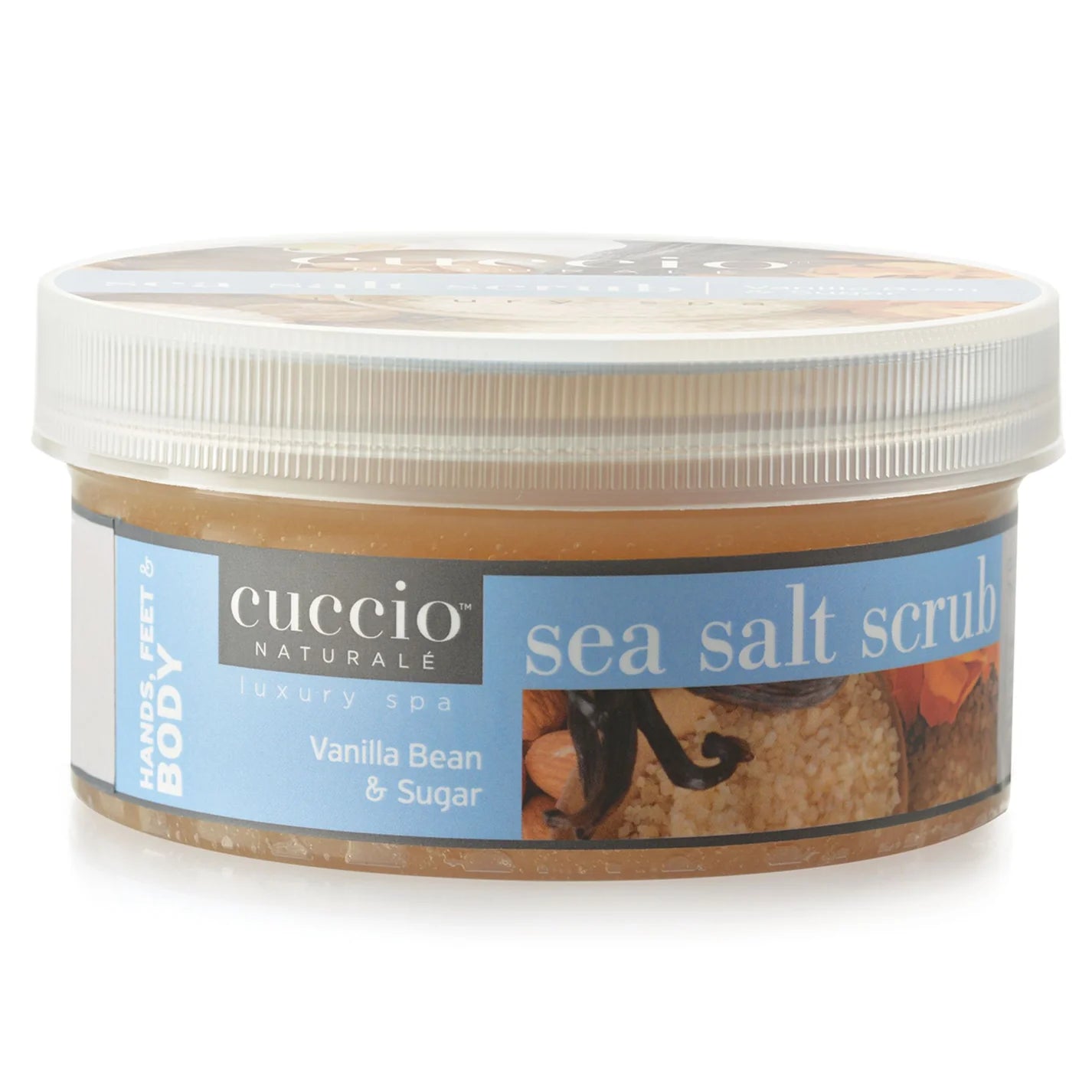 CUCCIO SEA SALT SCRUB - VANILLA BEAN & SUGAR -19.5 OZ